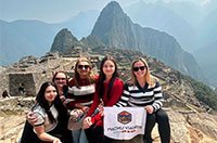 Familia em Machu Picchu
