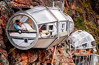 capsula de vidro em Cusco