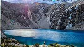Laguna Rocotuyoq em Huaraz