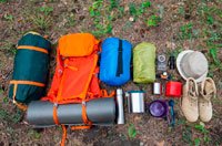 kit de trilha para viajeiros